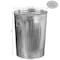 Gardenised 20 gal Round Outdoor Can, Silver, Galvanized Steel, 17.5 in QI004755 - alternate 3