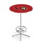 Holland Bar Stool Co 42" Chrome Ottawa Senators Pub Table, 36" dia. Top L216C4236OttSen - alternate 1
