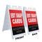 Signmission Ebt Snap Cards, A-Frame & 2 Decals Installed, Heavy-Duty Plastic Frame SBHD-D-2436-Ebt Snap Cards - alternate 3