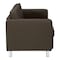 Office Star Products Pacific Love Seat, Java PAC52-R102 - alternate 3