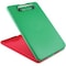 Slimmate Storage Clipboard, Green; Red, 9 1/2" W SAU00580 - alternate 2