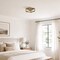 Vaxcel Pratt 2-Light Cage Flush Mount Ceiling Light, Two-Tone Satin Nickel, Farmhouse, 13-In. C0363 - alternate 4