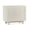 Homeroots 27" Distressed Sand Two Drawer Solid Wood Nightstand 549967 - alternate 3