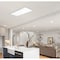 Afx Lugano LED Flush Mount - White - 24" D x 48" W LGNL4824LAJD4WH - alternate 2