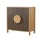 Homeroots 63in Sepia Solid Wood Console Accent Cabinet With Two Doors 712232 - alternate 1