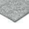 Homeroots 8' X 10' Silver And Ivory Floral Washable Indoor Outdoor Area Rug 581879 - alternate 3