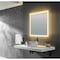 Anzzi Mars 32 in. x 30 in. Frameless Rectangular LED Bathroom Mirror with Defogger in Silver BA-LMDFX008AL - alternate 2