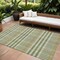 Homeroots 10' X 14' Olive Green Brown And Ivory Plaid Washable Indoor Outdoor Area Rug 601499 - alternate 1