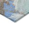 Homeroots 8' Sky Blue And Teal Blue Round Abstract Washable Indoor Outdoor Area Rug 611254 - alternate 3