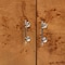 Bali & Pari Valora Modern and Contemporary Natural Mappa Real Burl Wood 2-Door Console Cabinet 249-13927-ZORO - alternate 2