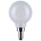 Satco 4.5W LED G16.5, 3000K-2000K Warm Dimming, Candelabra Base, White S12162 - alternate 1