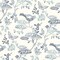 Chesapeake Malmo Blue Trail Wallpaper 3125-72316 - alternate 1