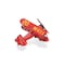 Homeroots 5" Red and Black Metal Hand Painted 1933 G5 Bi Plane Model Airplane 489406 - alternate 3