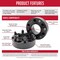 Coyote Wheel Accessories WHEEL ADAPTERS 6 x 135 Millimeter 6 x 531 Inch Axle Bolt Circle 6 x 135 Millimeter 6 x 531 Inch 6135-6135H-C - alternate 2