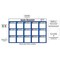 5S Supplies Lean Metric Board 72in x 46in 3-RING LMB-7246-3RING-STAND-STANDARD - alternate 2