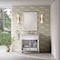 James Martin Vanities Bellshire 36" Single Vanity, Bright White w/ 3 CM White Zeus Silestone Top 660-V36-BW-3WZ - alternate 6