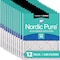 Nordic Pure 18x20x1 Plus Carbon Pleated Air Filter, High Capacity, MERV 14, 12 PK 18x20x1M14+C-12 - alternate 1