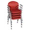 Regency Rico Classroom Training Stack Chair with Arms, Red, 4PK 306-RD-4PK - alternate 1