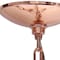Homeroots Rose Gold Chandelier Iron Ceiling Light With Clear Shades 651651 - alternate 2