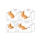 Cmt DECORATIVE BEADING BIT D=1in d=3/8in R=1/8in S=1/2in (PROFILE D) 865.504.11 - alternate 2