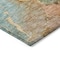 Homeroots 10' X 14' Copper Orange And Teal Blue Abstract Washable Indoor Outdoor Area Rug 581766 - alternate 2