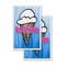 Signmission Ice Cream, Vinyl Decals Only 24 Inch x 36 Inch, Vinyl Decal, 2PK DSB-2436-2PACK-Ice Cream 1 - alternate 1