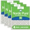Nordic Pure 18x24x1 Pleated Air Filter, High Capacity, Electrostatically Charged Synthetic Media, MERV 13, 4 PK 18x24x1M13-4 - alternate 1