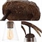 Jonathan Y Wyatt 37.75" 5-Light Southwestern Bohemian Resin/Seeded Glass Faux Antler LED Vanity Light, Brown Woo JYL6316A - alternate 2