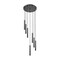 Z-Lite Forest 7 Light Chandelier, Matte Black, 18 In W x 12 In H 919MP12-7R-MB-LED - alternate 1