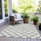 Homeroots 8' X 10' Gray And Silver Polka Dot Washable Indoor Outdoor Area Rug 595232 - alternate 3