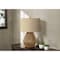 Monarch Specialties Lighting, 22 in.H, Table Lamp, Brown Rope, Beige Shade, Transitional I 9628 - alternate 1