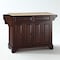 Crosley Lafayette Wood Top Full Size Kitchen Island/Cart KF30001BMA - alternate 1