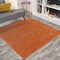 Jonathan Y Haze Solid Low-Pile Orange 7 ft Square Area Rug SEU100M-7SQ - alternate 1