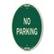 Signmission No Parking, 12 Inch X 18 Inch Designer, Heavy Gauge Aluminum A-OV-G-1218-9814 - alternate 1