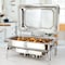 Megachef 9.5 Quart Stainless Steel Rectangle Professional Chafing Dish/Buffet Server Serving Trays MG-430801 - alternate 5