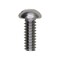 Auveco 10-24 x 1/2in Slotted Round Head Machine Screw 18-8, 100PK 13304 - alternate 1