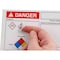 Brady GHS DANGER Write-On Label, 4in H x 6.0in W x .004in D, Vinyl, 100PK 148805 - alternate 3