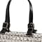 Homeroots 11" Clear And Silver Faux Crystal And Metal Handbag Shaped Magazine Holder 628132 - alternate 4