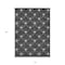 Homeroots 10' X 14' Black Gray And Ivory Geometric Washable Indoor Outdoor Area Rug 594688 - alternate 3