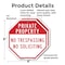 Signmission Private Property No Trespassing No, 6 inch X 6 inch, Plastic Sign, 2PK OC-P-2PACK-6-159 - alternate 4