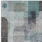 Homeroots 10' X 14' Teal Blue Gray And Charcoal Abstract Washable Indoor Outdoor Area Rug 604389 - alternate 2