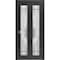 Sartodoors Sliding Closet Bi-fold Doors Planum 2112 Black Solid Core Modern Interior PLANUM2112BF-BLK-84 x 84 (2* 42x84) - alternate 1