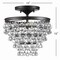 Jonathan Y Toronto 13" Metal/Crystal LED Flush Mount, Oil Rubbed Bronze JYL9029A - alternate 4