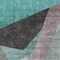 Homeroots 3' X 5' Teal Blue Aqua And Charcoal Abstract Washable Indoor Outdoor Area Rug 582890 - alternate 2