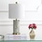 Jonathan Y Swirl 20.5" Ceramic LED Table Lamp, Gray/Green JYL3012A - alternate 4