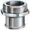 Flexa Gmbh NIMS-P OD 27 Thread PG21 IP 40  IP 65 Straight Nickel-plated brass 5010.022.021 - alternate 1