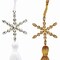 Homeroots Set of Four Gold Green Red And White Handmade Snowflake With Tassel Ornaments, 4PK 548238 - alternate 3