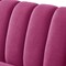 Homeroots 85" Fuchsia Velvet Manufactured Wood Sofa 543935 - alternate 2