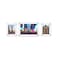 Azar Displays Floating Acrylic Gallery Wall Frame Set, 1" Stand off, Silver, 3PK 105707-SLV - alternate 2