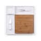 Picnic Time Family Of Brands Peninsula Cutting Board & Serving Tray, Bamboo & White Porcelain 953-05-505-000-0 - alternate 2
